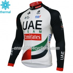 Maillot Cyclisme 2018 Team UAE Hiver Thermal Fleece N001